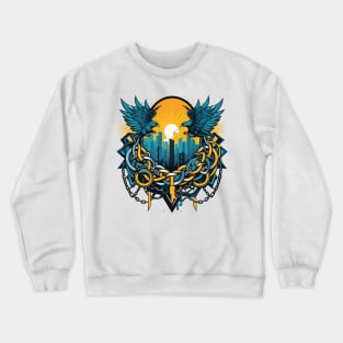 Hardcore Break Free Design Crewneck Sweatshirt